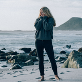 Marthe Strick Dunkel-Grau