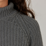 Marthe Strick Dunkel-Grau