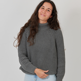 Marthe Strick Dunkel-Grau