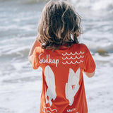T-Shirt Kids SALTY FISH Grapefruit