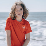 T-Shirt Kids SALTY FISH Grapefruit