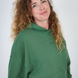 Hoodie Stay Salty Moos Grün