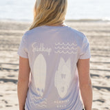 T-Shirt Salty Fish Deern Lavendel