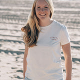 T-Shirt Surfi Deern Crème-Weiß