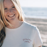 T-Shirt Surfi Deern Crème-Weiß