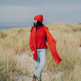 Schal Halsdoker Leuchtturmrot