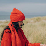 Schal Halsdoker Leuchtturmrot