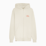 Zip Hood SALTY FISH Crème-Weiß