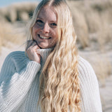 Marthe Strick Crème-Weiß