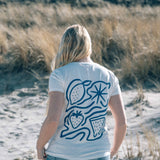 T-Shirt Obstsalat Deern Creme-Weiß