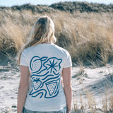 T-Shirt Obstsalat Deern Creme-Weiß