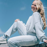 Sweater Sommer Meeresblau