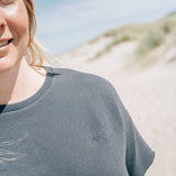 T-Shirt Waffle Deern Marine
