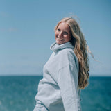 Wave Hoodie Meeresblau