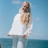 Wave Hoodie Crème-Weiß