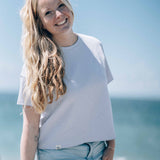 T-Shirt Waffle Deern Lavendel