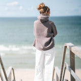 Wave Hoodie Schoko