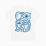 T-Shirt Obstsalat Deern Creme-Weiß
