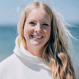 Wave Hoodie Crème-Weiß