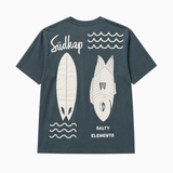 T-Shirt Kids SALTY FISH Grau