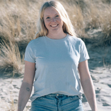 T-Shirt Surfi Deern Meeresblau