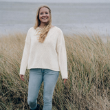 Janna Strick Creme-Weiß