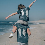 T-Shirt Kids SALTY FISH Grau