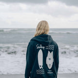 Unisex Zip Hood SALTY FISH Marine