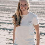 T-Shirt Surfi Deern Créme-Weiß