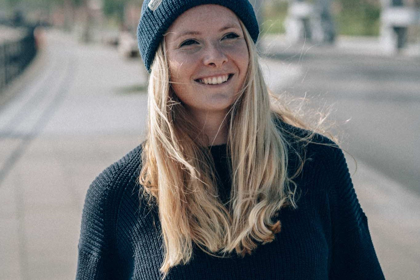 Mütze Fisk Jeansblau