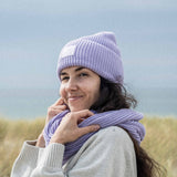 Schal Halsdoker Lavendel