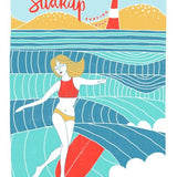 Surfer Girl Postkarte
